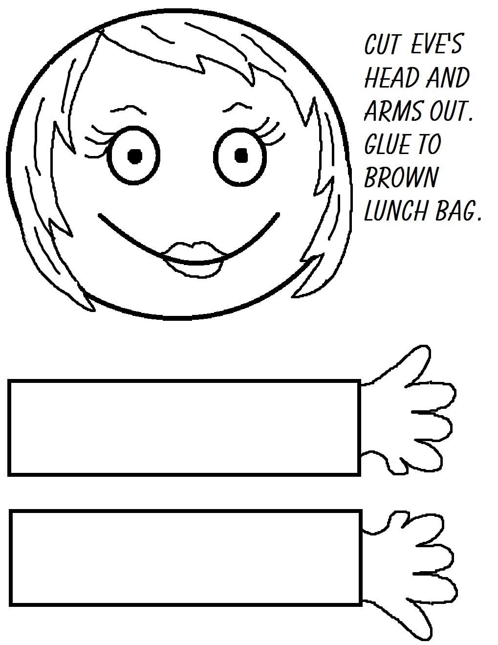 Adam And Eve Paper Lunch Bag